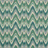 Schumacher Fabric Valkyrie Flame Stitch Emerald & Peacock 68942 Your-New-Favorites 100% Cotton Wyzenbeek 12,000 Horizontal: 13.5 and Vertical: 12.25 54 - My Fabric Connection -