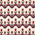 Schumacher Fabric Tulip Flamestitch Embroidery Jewel 70270 Contemporary Embroideries 51.0" - My Fabric Connection -