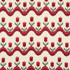Schumacher Fabric Tulip Flamestitch Embroidery Vermilion 70271 CONTEMPORARY EMBROIDERIES POLYESTER 55% LINEN 25% INDIA </p><p>Repeat: Horizontal: 51" (130CM) and Vertical: 28 1/4" (72CM) 51 - My Fabric Connection -