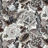 Schumacher Fabric Zanzibar Linen Print Ebony & Mocha 173524 Schumacher-Classics 100% Linen - Horizontal: 29 and Vertical: 29.5 58 - My Fabric Connection -