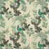 Schumacher Fabric Peacock Emerald 175911 Miles-Redd 100% Cotton - Horizontal: 17.5 and Vertical: 26 52.875 - My Fabric Connection -