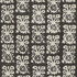 Schumacher Fabric Jakarta Linen Print Graphite 174630 Au Naturel 26.5" - My Fabric Connection -