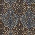 Schumacher Fabric Maharajah Crewel Embroidery Indigo 64812 CLASSIC WOVENS See Sample INDIA MEDIUM DUTY </p><p>Repeat: Horizontal: 24 1/2" (62CM) and Vertical: 32 1/4" (82CM) 50" WIDE (127CM) - My Fabric Connection -