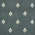 Schumacher Fabric Lorenzo Embroidery Midnight 64721 Chroma 5.12" - My Fabric Connection -