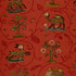 Schumacher Fabric La Menagerie Flame Red 172762 A Country Life 27.0" - My Fabric Connection -