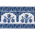 Schumacher Trim Nikola Tape Sapphire 74193 OTTOMAN CHIC See Sample INDIA - </p><p>Repeat: Horizontal: 2 1/2" (6CM) and Vertical: - 3 1/4" (8CM) - My Fabric Connection -