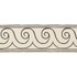 Schumacher Fabric Greek Waves Trim Black On Ivory 70750 Miles-Redd-Passementerie 78% Cotton, 22% Rayon - Horizontal: 2.5 and Vertical: - 3.75 - My Fabric Connection -