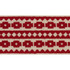 Schumacher Fabric Talitha Tape Red On Natural 70646 Couture-Trims 85% Linen, 15% Spun - Horizontal: 3/4- and Vertical: - 2.75 - My Fabric Connection -