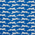 Schumacher Fabric Leaping Leopards Blue 177742 Essentials-Smallscale-Prints 100% Cotton Wyzenbeek 15,000 Horizontal: 5 and Vertical: 1.75 54 - My Fabric Connection -