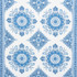 Schumacher Fabric Montecito Medallion Indigo 176481 Mark D. Sikes 54.0" - My Fabric Connection -