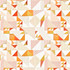 Stout Fabric Jabiru 1 Gingersnap RAINBOW LIBRARY SUNSET/SPICE 100%COT %REMB INDIA Horizontal: 16.875 and Vertical: 15.375 51 in - My Fabric Connection -