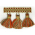 Stout Trim Sponsor 12 Tangerine ART OF DESIGN TRIM-2 TASSEL FRINGE 100%SVI CHINA Horizontal: 0.000 and Vertical: 0.000 3 in - My Fabric Connection -
