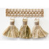Stout Trim Sponsor 25 Jute ART OF DESIGN TRIM-2 TASSEL FRINGE 100%SVI CHINA Horizontal: 0 and Vertical: 0 3 in - My Fabric Connection -