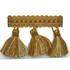 Stout Trim Sponsor 37 Nutmeg Art Of Design Trim-2 Tassel Fringe 100% Spun Viscose CHINA Horizontal: 0 and Vertical: 0 3 in - My Fabric Connection -