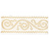 Stout Trim Delilah 3 Ivory Trim CHINA </p><p>Repeat: H: 0.000, V: 0.000 2.5 in - My Fabric Connection -