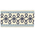 Stout Trim Katherine 7 Navy ACCENTS TAPES & BORDERS 100%SVI CHINA Horizontal: 1 and Vertical: 0 2 in - My Fabric Connection -