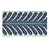 Stout Trim Mamzer 1 Indigo INSIGHTS TRIM 63%SVI 37%POL CHINA Horizontal: 0.5 and Vertical: 0 2.63 in - My Fabric Connection -