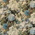 Mulberry Fabric Floral Pompadour Velvet Sage