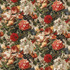 Mulberry Fabric Floral Pompadour Spice MODERN COUNTRY I LINEN - 100% Austria Horizontal: 53.978 and Vertical: 31.52 53.978 - My Fabric Connection -
