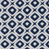 Charlotte Fabric D1458 Indigo Mayan Vibrant Wovens 100% Woven Polypropylene Europe Exceeds 100,000 Wyzenbeek Rubs (Heavy Duty) Horizontal 4.5" x Vertical 4" 54 Inches - My Fabric Connection -