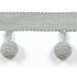Europatex Fabric Le Lin Beaded Fringe Rain Le Lin Collection 63% Linen / 37% Rayon China See Sample Horizontal: N/A and Vertical: N/A 1.46 inches  - My Fabric Connection -