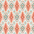 Stout Fabric Fondly 6 Terracotta RAINBOW LIBRARY TILE/SORBET 70%SVI 30%LIN SPAIN Horizontal: 13.5 and Vertical: 27.375 54 in - My Fabric Connection -
