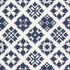 Schumacher Fabric Tristan Patchwork Indigo 76760 FOLK ART COTTON 85% ACRYLIC 15% ITALY </p><p>Repeat: Horizontal: VERT. 13 1/2" (34CM) and Vertical: 13 1/2" (34CM) 53.25 - My Fabric Connection -