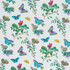 Schumacher Fabric Baudin Butterfly Chintz Turquoise 178721 SCHUMACHER CLASSICS See Sample ITALY - </p><p>Repeat: Horizontal: 27 3/8" (70CM) and Vertical: 19 3/4" (50CM) 55 1/2" (141CM) - My Fabric Connection -