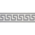 Schumacher Trim Etienne Silk Greek Key Narrow Grey 74688 PERFECT BASICS: TRIMS & TASSELS FIBRANNE 63% SILK 37% CHINA </p><p>Repeat: Horizontal: and Vertical: 1.5 - My Fabric Connection -