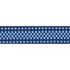 Schumacher Trim Marta Tape Chambray & Navy 73652 INDOOR/OUTDOOR II: PRINTS & WOVENS POLYACRYLIC 100% GERMANY </p><p>Repeat: Horizontal: 1/4" (1CM) and Vertical: 1.125 - My Fabric Connection -