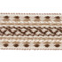 Schumacher Trim Loveland Trim Brown 78162 TRUE WEST See Sample CHINA - </p><p>Repeat: Horizontal: - and Vertical: - 2 1/2" (6CM) - My Fabric Connection -