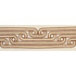 Schumacher Trim Galloway Tape Brown 77211 STEP LIVELY See Sample INDIA - </p><p>Repeat: Horizontal: - and Vertical: - 3" (8CM) - My Fabric Connection -
