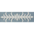 Schumacher Trim Acanthus Tape Slumber Blue 75443 CELERIE KEMBLE VISCOSE 100% GERMANY </p><p>Repeat: Horizontal: 9 1/4" (24CM) and Vertical: 3.125 - My Fabric Connection -