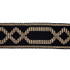 Schumacher Trim Briar Raffia Tape Black 77583 NEW TRADITIONAL II See Sample FRANCE - </p><p>Repeat: Horizontal: - and Vertical: - 3" (8CM) - My Fabric Connection -