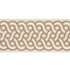 Schumacher Trim Mandeville Tape Dune 77150 STATEMENT TRIMS See Sample INDIA - </p><p>Repeat: Horizontal: 3" (8CM) and Vertical: 3/4" (2CM) 3" (8CM) - My Fabric Connection -