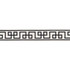 Schumacher Trim Octavius Tape Black On Ivory 66166 MARY MCDONALD PASSEMENTERIE I See Sample INDIA - </p><p>Repeat: Horizontal: 15" (38CM) and Vertical: - 6" (15CM) - My Fabric Connection -