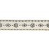 Schumacher Trim Wallis Tape Diamond 68960 125TH ANNIVERSARY See Sample INDIA - </p><p>Repeat: Horizontal: 3 3/4" (10CM) and Vertical: - 2 3/8" WIDE (6CM) - My Fabric Connection -