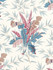 Old World Weavers Fabric Bahar Peacock Rose JP44850001 MALAY 100% LINEN UNITED KINGDOM LIGHT DUTY Horizontal: 37.5" and Vertical: 34" 51 - My Fabric Connection -