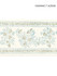 Scalamandre Trim Citra Block Print Tape Misty Island SCT33270001 PACIFICA 100% COTTON INDIA MEDIUM DUTY Horizontal: 5" and Vertical: 0" 4 - My Fabric Connection -