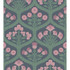 Cole & Son Wallcovering Floral Kingdom Rose/Fores COLE & SON PEARWOOD PAPER - 100% United Kingdom Horizontal: 27 and Vertical: 29.9 27 - My Fabric Connection -