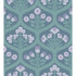 Cole & Son Wallcovering Floral Kingdom Lilac/Teal COLE & SON PEARWOOD PAPER - 100% United Kingdom Horizontal: 27 and Vertical: 29.9 27 - My Fabric Connection -