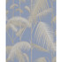 Cole & Son Wallcovering Palm Jungle Straw & Blue CONTEMPORARY RESTYLED PAPER - 100% United Kingdom - Horizontal: 20.5 and Vertical: 25 20.5 - My Fabric Connection -