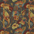 G P & J Baker Fabric California Spice/Charcoal SPECIALS BOOK VISCOSE - 85%;LINEN - 15% United Kingdom MEDIUM Horizontal: 26.989 and Vertical: 28.762 53.978 - My Fabric Connection -