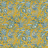 G P & J Baker Fabric Chifu Ochre/Blue CHIFU LINEN - 100% Thailand MEDIUM Horizontal: 26.201 and Vertical: 30.732 52.402 - My Fabric Connection -