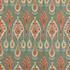G P & J Baker Fabric Ikat Bokhara Teal CHIFU VISCOSE - 49%;LINEN - 26%;COTTON - 17%;POLYESTER - 8% Thailand MEDIUM Horizontal: 10.244 and Vertical: 27.186 51.22 - My Fabric Connection -