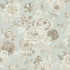 Clarke And Clarke Fabric Genevieve Mineral CLARKE & CLARKE GENEVIEVE COTTON - 100% United Kingdom MEDIUM Horizontal: 27 and Vertical: 25 55.125 - My Fabric Connection -