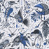 Clarke And Clarke Fabric Audubon Blue ANIMALIA BY EMMA J SHIPLEY FOR C&C COTTON - 100% United Kingdom HEAVY Horizontal: 54.33 and Vertical: 26.97 54 - My Fabric Connection -