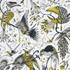 Clarke And Clarke Fabric Audubon Gold ANIMALIA BY EMMA J SHIPLEY FOR C&C COTTON - 100% United Kingdom HEAVY Horizontal: 54.33 and Vertical: 26.97 54 - My Fabric Connection -