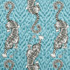 Clarke And Clarke Fabric Tigris Teal Fabric COTTON - 100% United Kingdom HEAVY </p><p>Repeat: H: 18.11, V: 21.85 54 - My Fabric Connection -