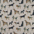 Clarke And Clarke Fabric Walkies Linen CLARKE & CLARKE COUNTRY GARDEN COTTON - 80%;POLYESTER - 20% Spain MEDIUM Horizontal: 26.97 and Vertical: 26.77 54 - My Fabric Connection -